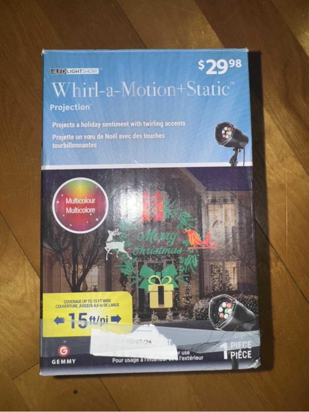 Indoor/outdoor Christmas projection/lights